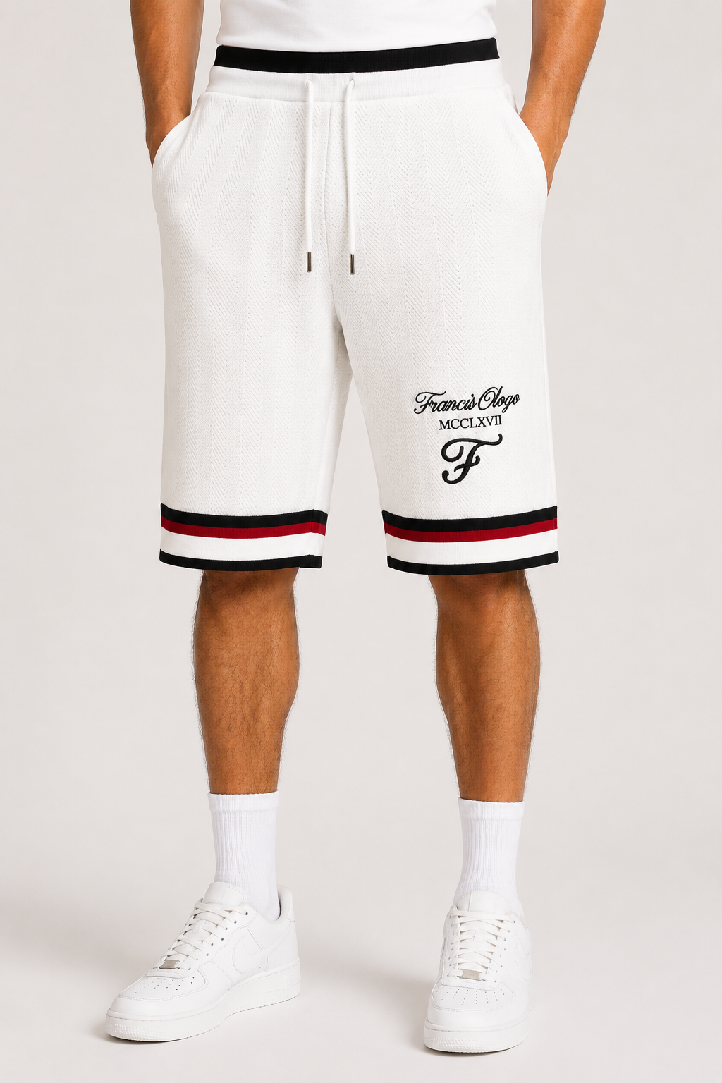 White- Francis Ologo™ Heritage Knit Button-Up Polo