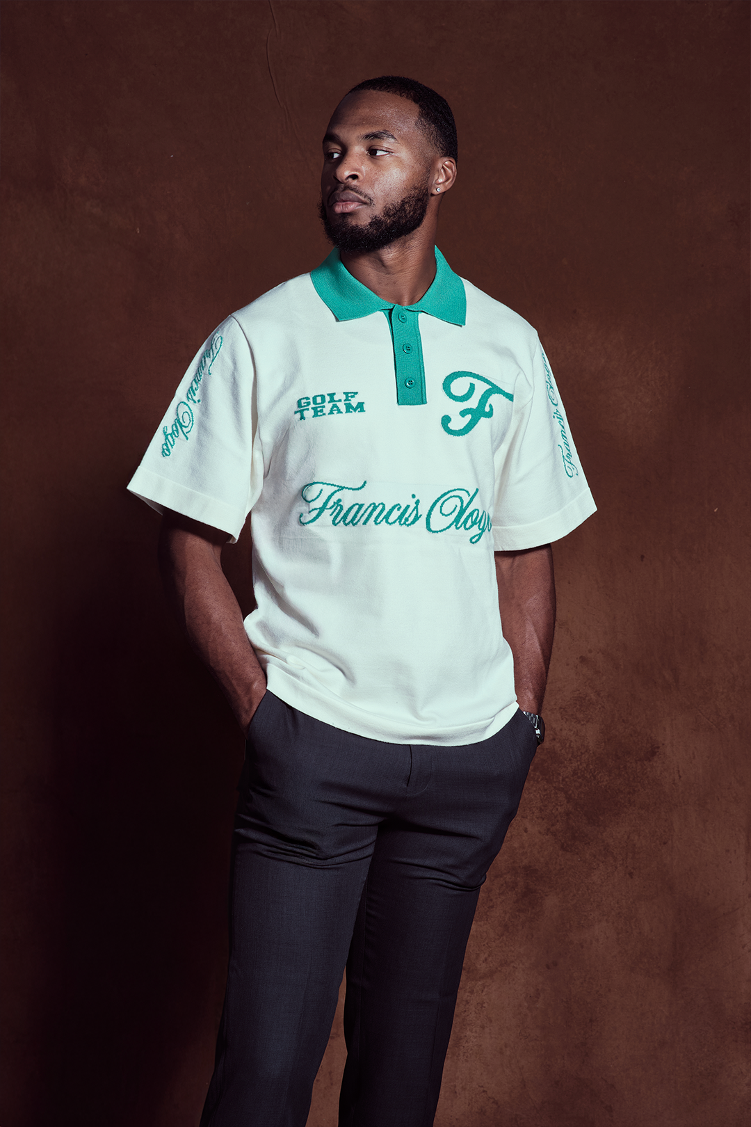 Cream with Mint Polo