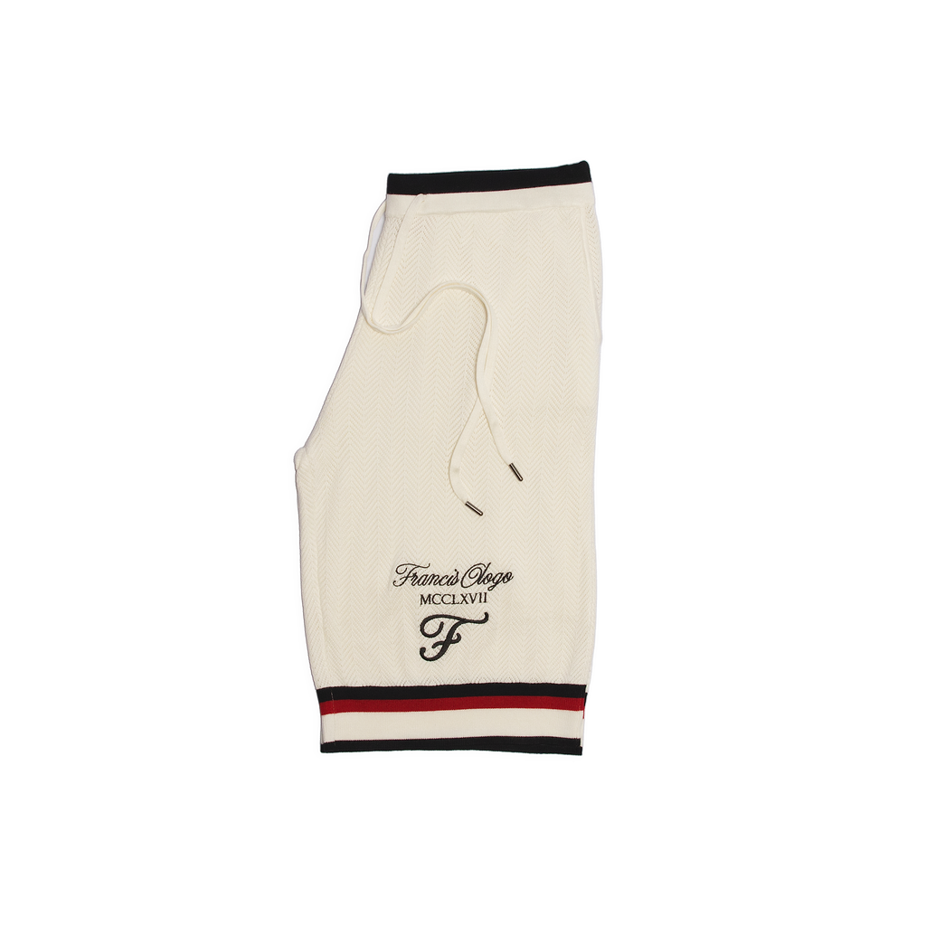 White- Francis Ologo™ Heritage Knit Button-Up Polo