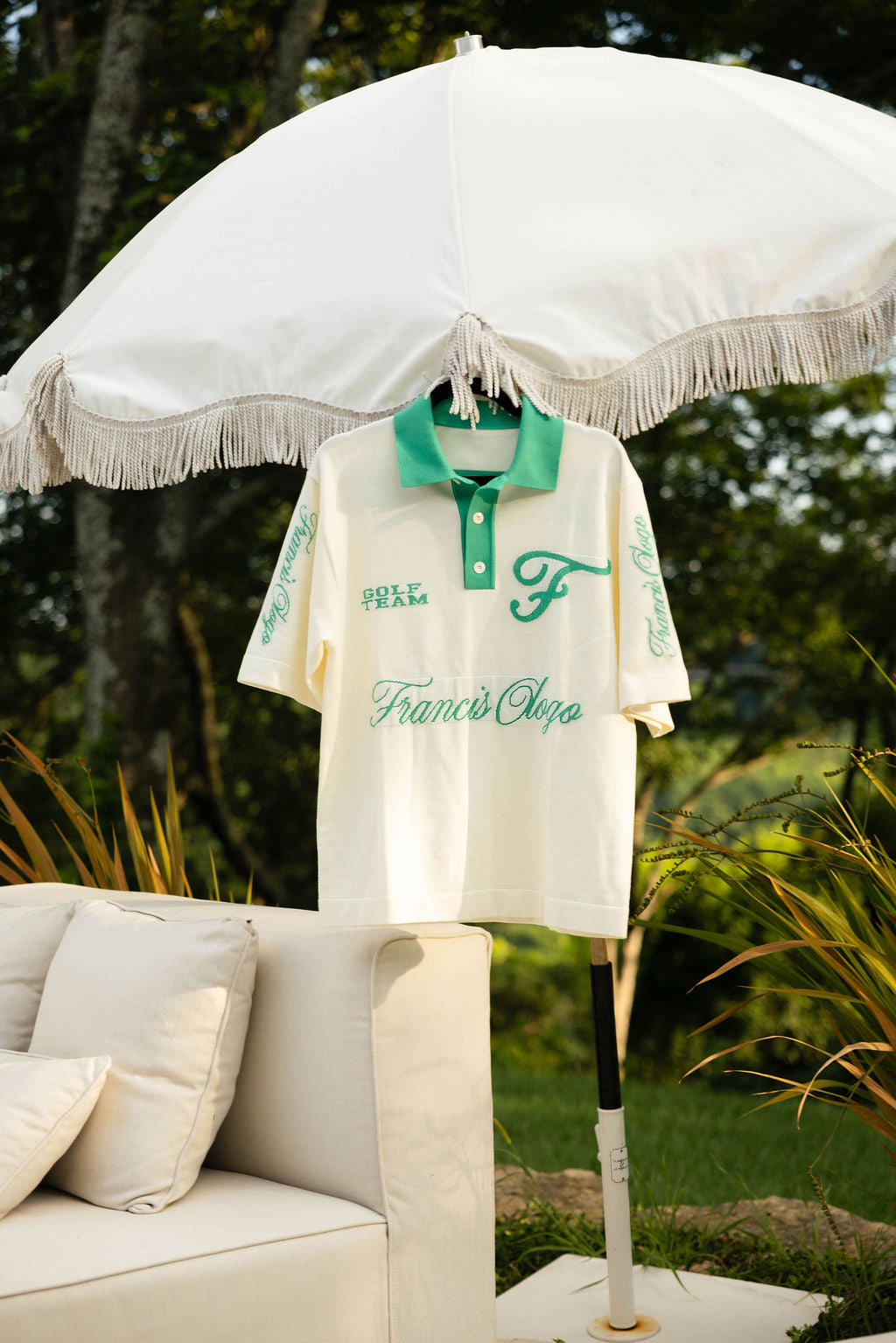 Cream with Mint Polo