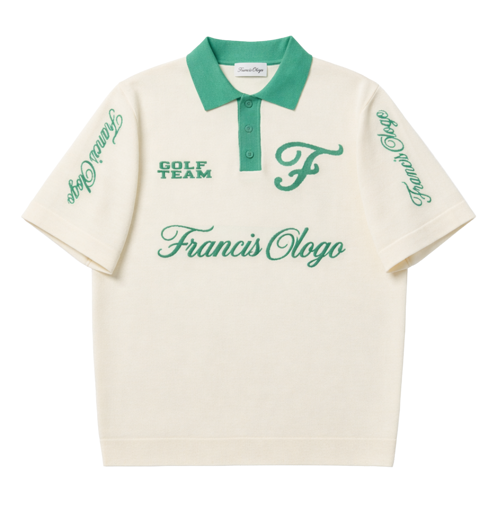 Cream with Mint Polo